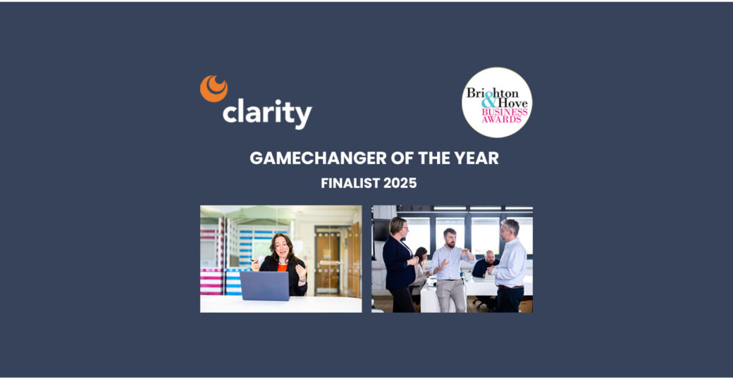 Clarity finalist for Gamechanger of the Year