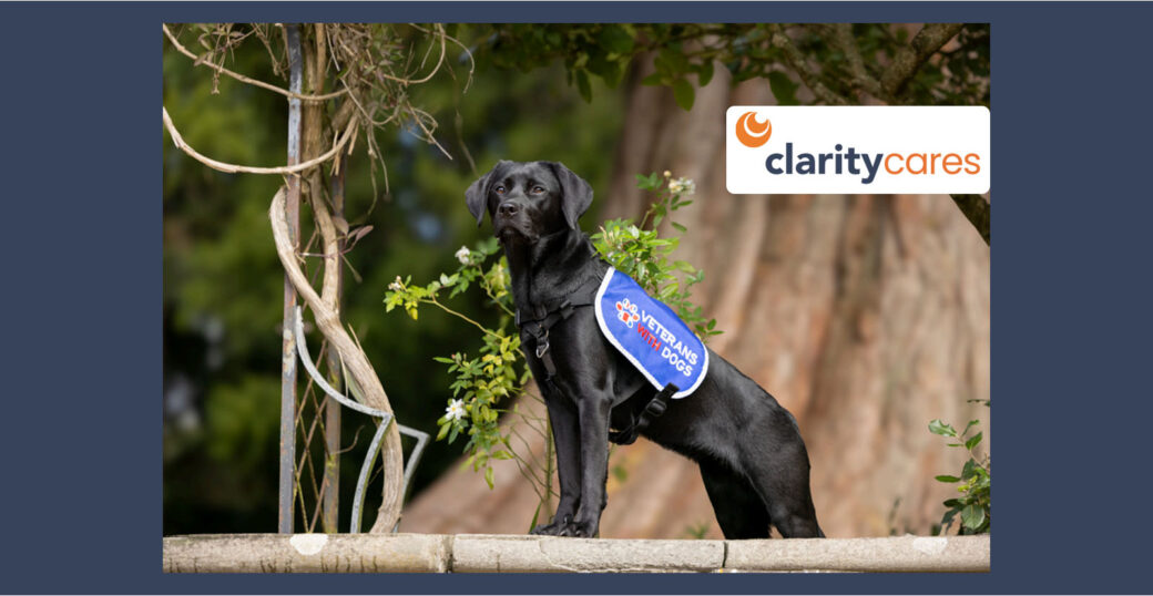 Clarity sponsored assistance dog