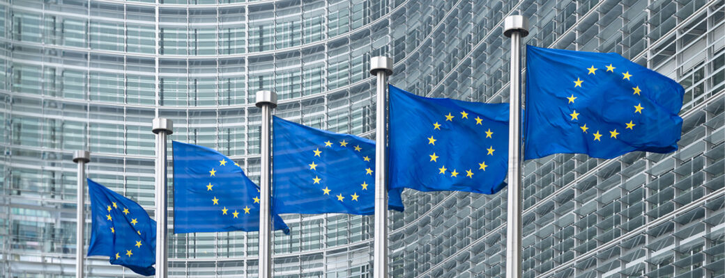 EU flags representing updated PPWR